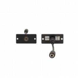 Kramer WA-1PN (B) Wall Plate Insert 3.5mm Stereo Audio - Black